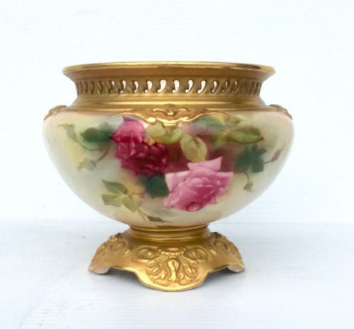 Antique Royal Worcester Jardinere Vase