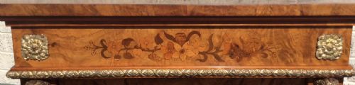 PAIR OF ANTIQUE WALNUT PIER SIDE DISPLAY CABINETS - ADDITIONAL PHOTO 15