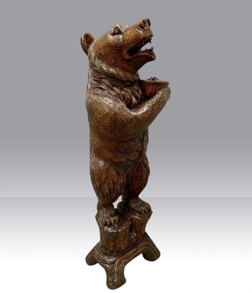 Antique Black Forest Carved Bear