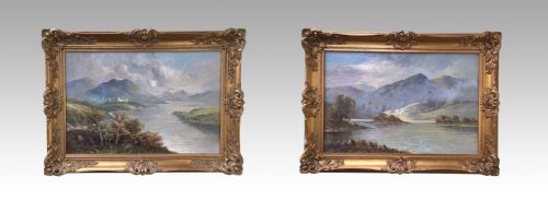 A Lovely Pair of Oil Paintings by Francis E Jamieson.1895-1950
