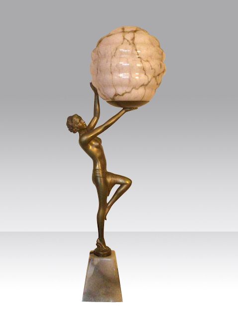 Fabulous Art Deco Lady Lamp