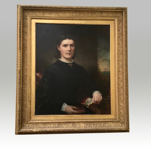 Portrait of Lady by  J Horsburg Edinburgh