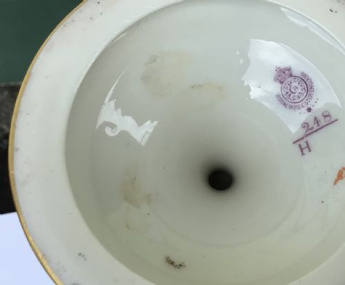 ANTIQUE ROYAL WORCESTER JAMES STINTON COCK PHEASANT VASE - ADDITIONAL PHOTO 3