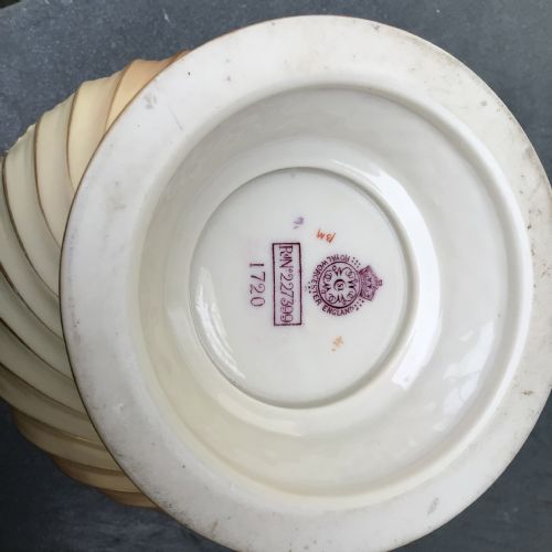 ANTIQUE ROYAL WORCESTER BLUSH IVORY POT POURRI VASE AND COVER - ADDITIONAL PHOTO 6