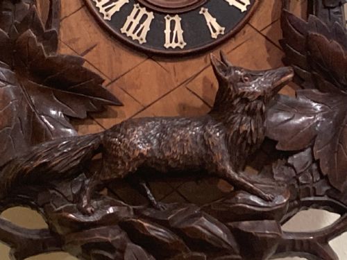 fig 3. Antique Black Forest Cuckoo Clock