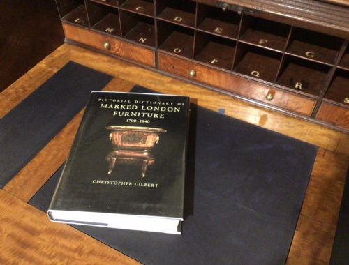 GEORGE III HEPPLEWHITE PERIOD INLAID MAHOGANY TAMBOUR ESTATE WRITING DESK - ADDITIONAL PHOTO 22