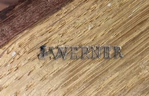 IMPORTANT ANTIQUE FRENCH KINGWOOD DESK BY JEAN WERNER - ADDITIONAL PHOTO 12