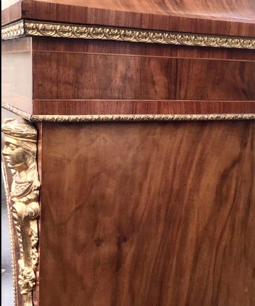 ANTIQUE WALNUT TWO DOOR PIER CABINET - ADDITIONAL PHOTO 9