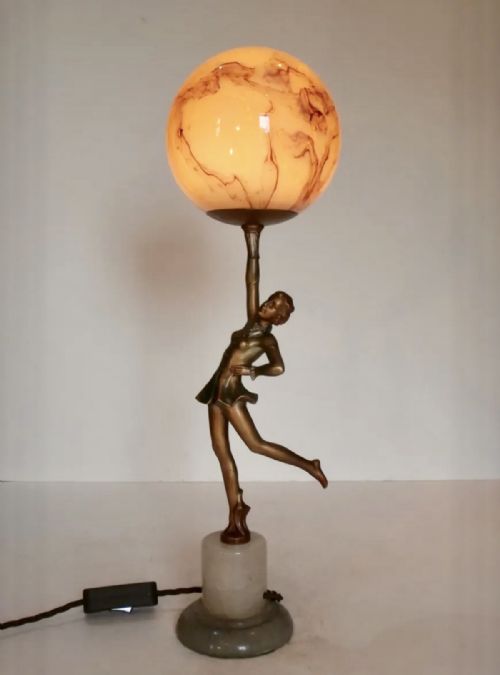 Art Deco Lady Lamp