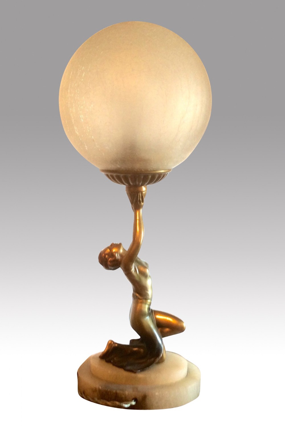 Beautiful Art Deco Lady Lamp