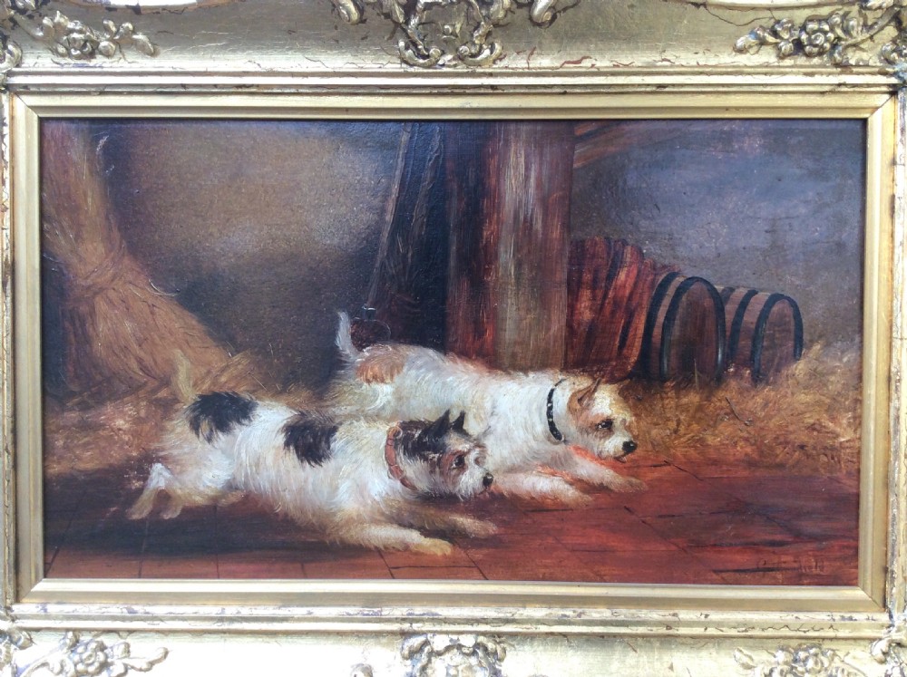 Lovely  small pair of George  Armfield oil paintings. View III