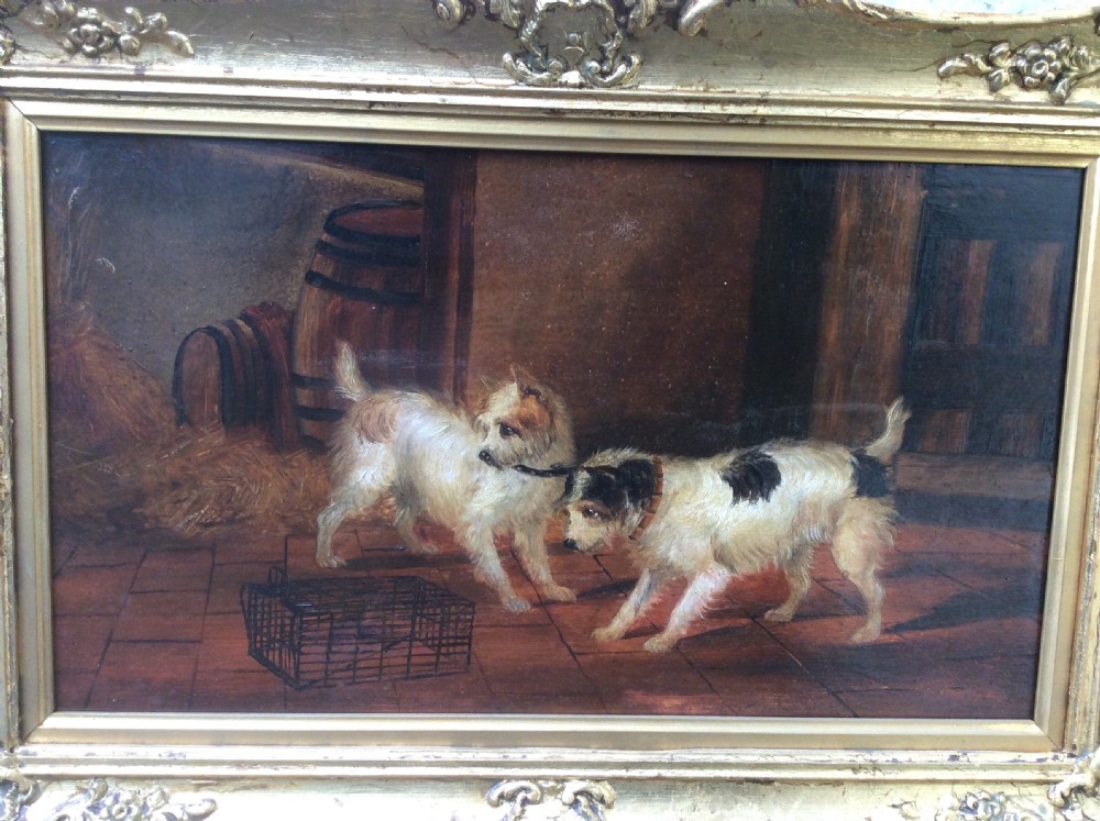 Lovely  small pair of George  Armfield oil paintings. View IV