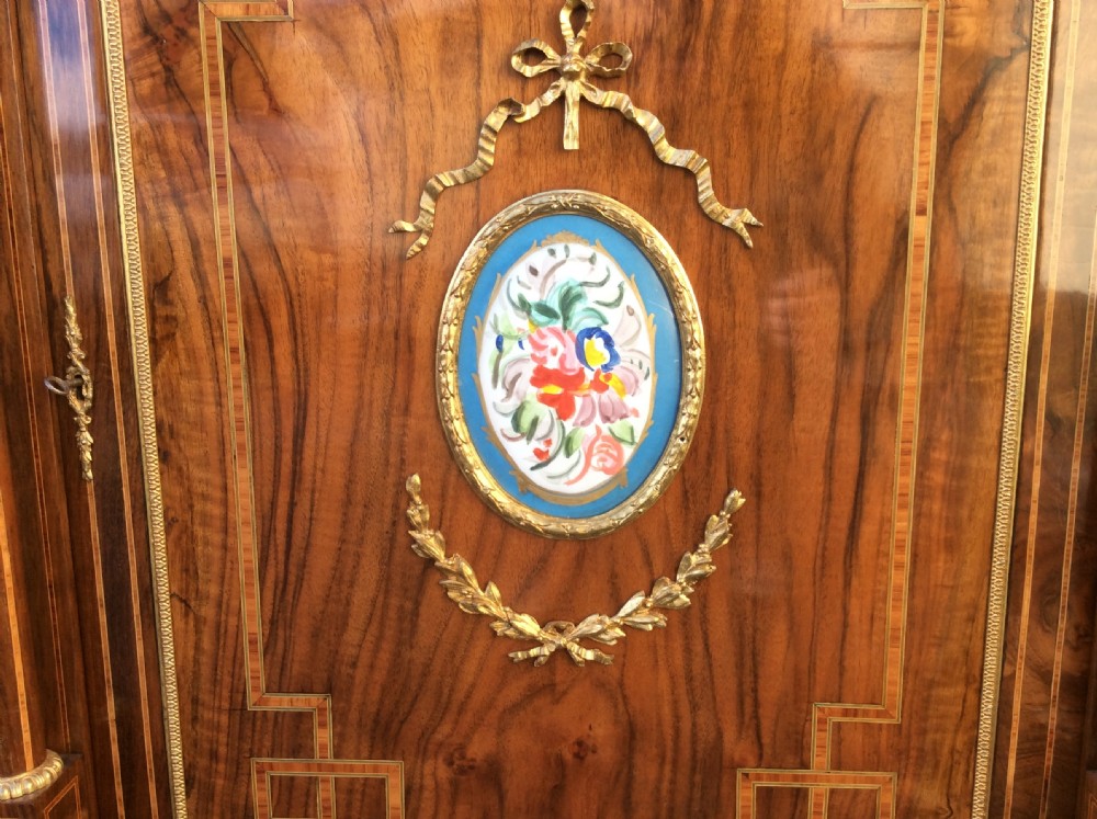 Magnificent Antique Walnut Credenza,Sideboard View XII
