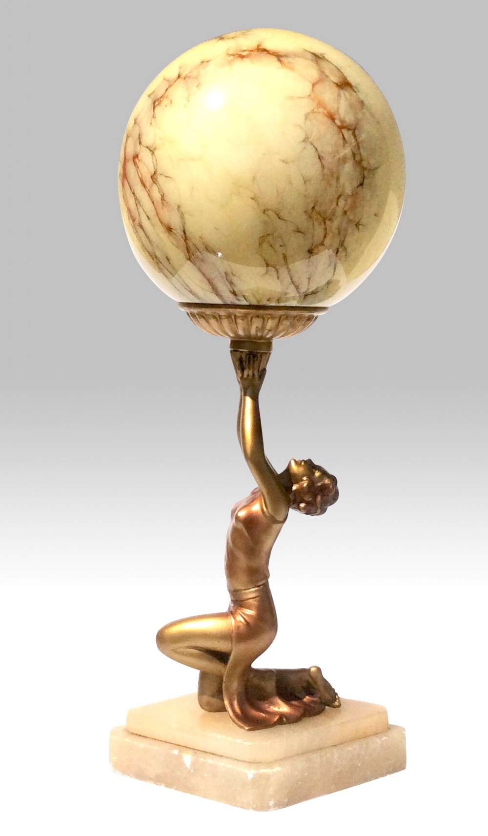 Art Deco Antique Lady Lamp In wonderful condition.