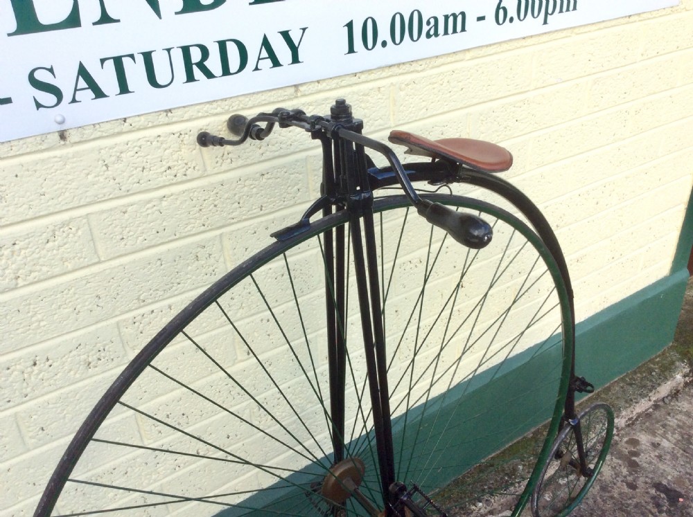 Antique  Penny Farthing  Bicycle View III