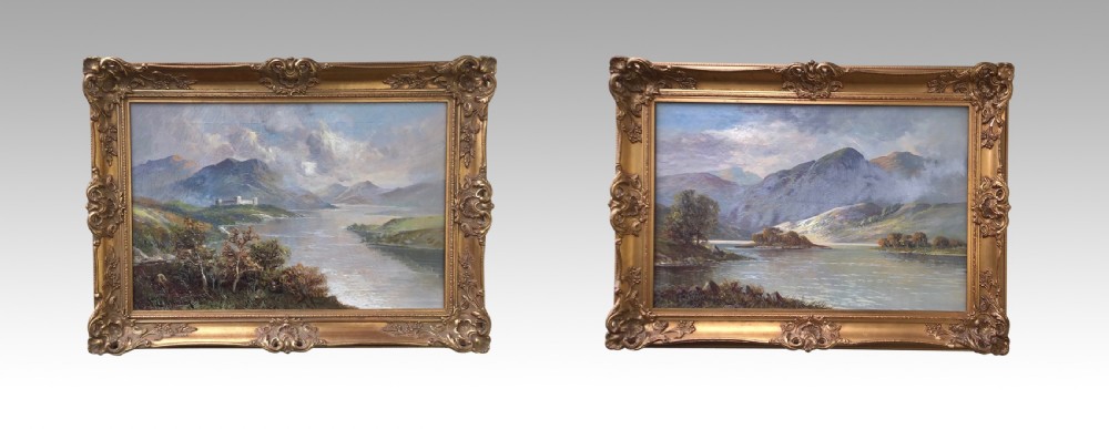 A Lovely pair of oil paintings by Francis E Jamieson.1895-1950