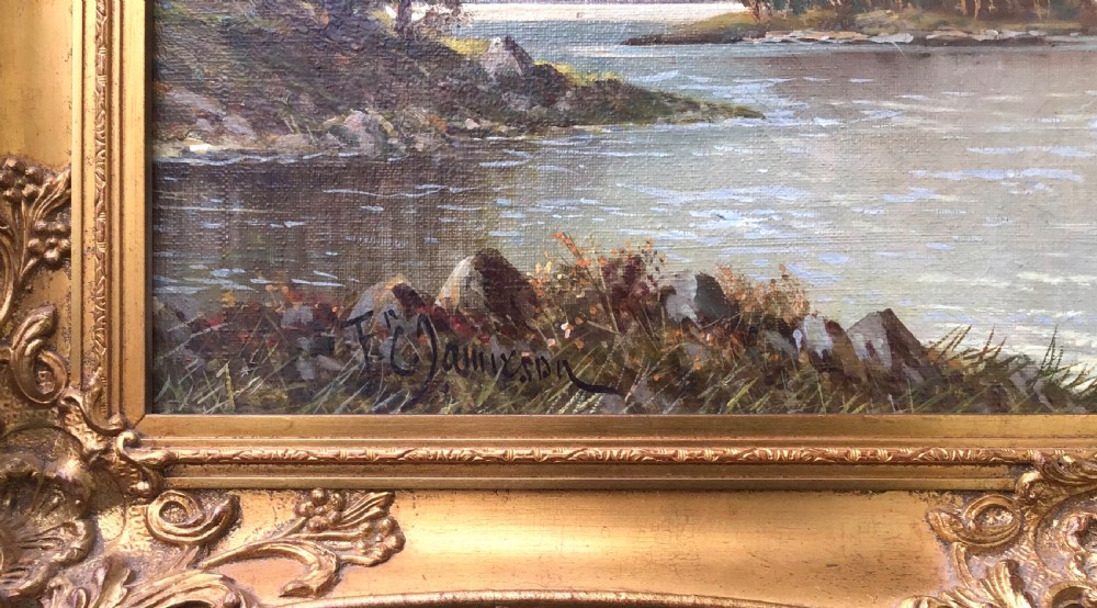 A Lovely pair of oil paintings by Francis E Jamieson.1895-1950 View V