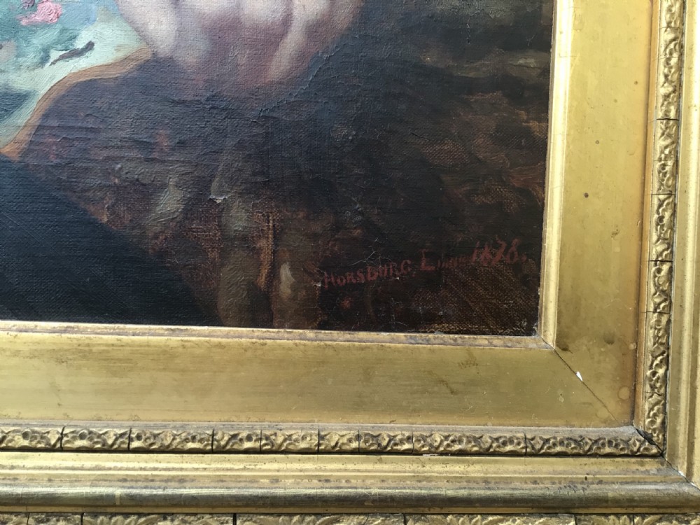 Portrait of Lady by  J Horsburg Edinburgh  View III