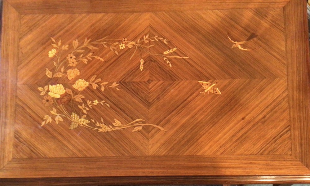 Magnificent  Antique Kingwood Nest Of Four 4 Tables. View VI