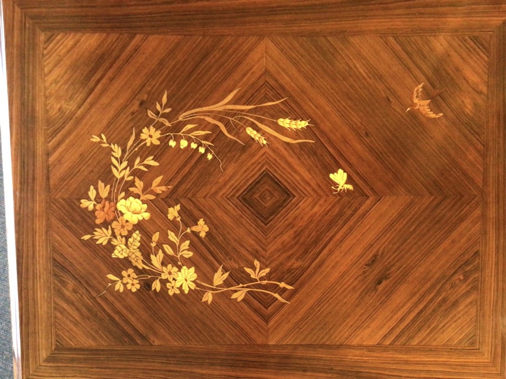 Magnificent  Antique Kingwood Nest Of Four 4 Tables. View VII