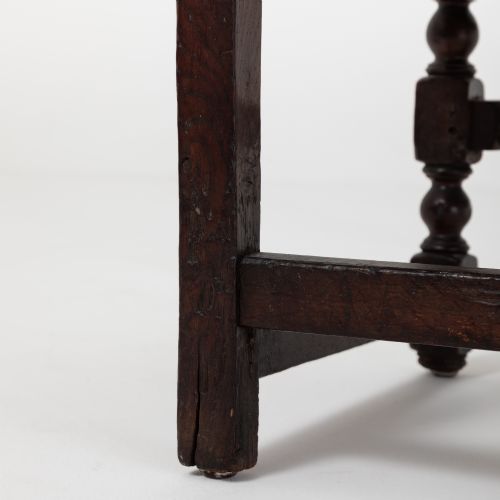 SOUTH YORKSHIRE 17TH CENTURY JOINED OAK ARMCHAIR - ADDITIONAL PHOTO 6