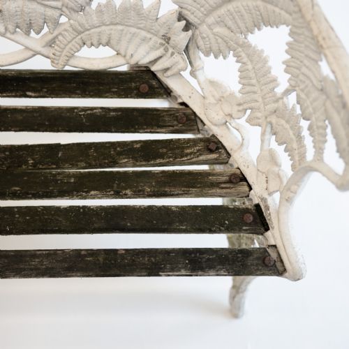 EARLY 20TH CENTURY COALBROOKDALE DESIGN GARDEN BENCH - ADDITIONAL PHOTO 4