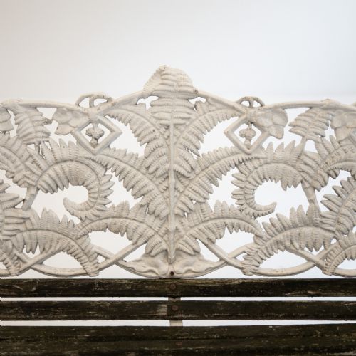 EARLY 20TH CENTURY COALBROOKDALE DESIGN GARDEN BENCH - ADDITIONAL PHOTO 9