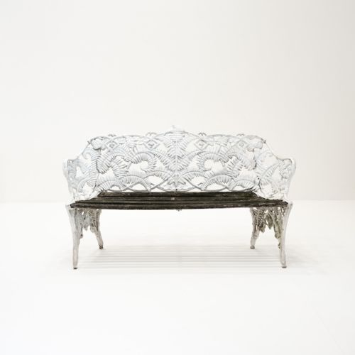 EARLY 20TH CENTURY COALBROOKDALE DESIGN GARDEN BENCH - ADDITIONAL PHOTO 10