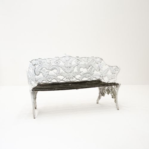 EARLY 20TH CENTURY COALBROOKDALE DESIGN GARDEN BENCH - ADDITIONAL PHOTO 12