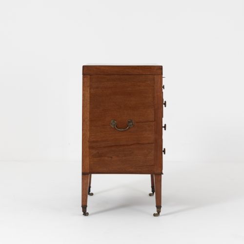MAHOGANY GEORGE III TRAVELLING DRESSING CHEST - ADDITIONAL PHOTO 1