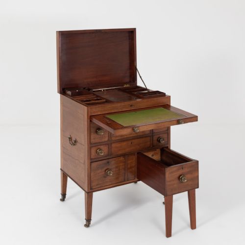 MAHOGANY GEORGE III TRAVELLING DRESSING CHEST - ADDITIONAL PHOTO 13