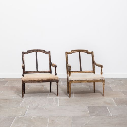 NEAR PAIR OF 19TH CENTURY SMALL BEDROOM CHAIRS - ADDITIONAL PHOTO 1