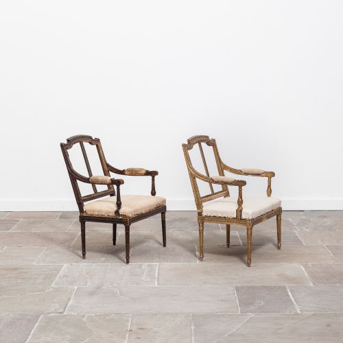 NEAR PAIR OF 19TH CENTURY SMALL BEDROOM CHAIRS - ADDITIONAL PHOTO 4