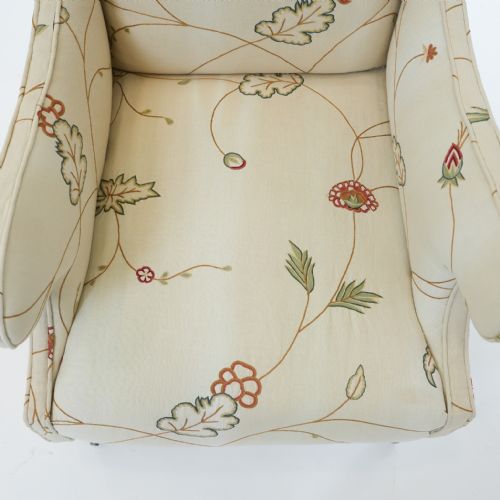 PAIR OF VICTORIAN CREWELWORK ARMCHAIRS - ADDITIONAL PHOTO 8