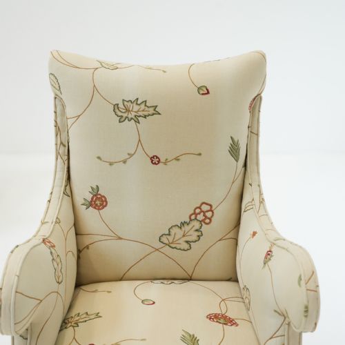 PAIR OF VICTORIAN CREWELWORK ARMCHAIRS - ADDITIONAL PHOTO 9