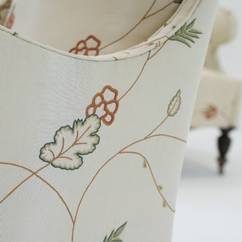 PAIR OF VICTORIAN CREWELWORK ARMCHAIRS - ADDITIONAL PHOTO 15