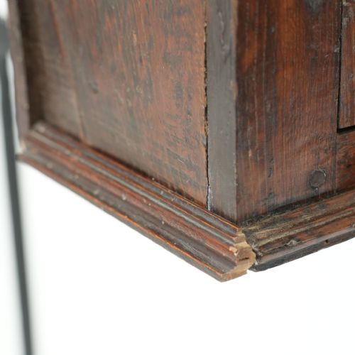 18TH CENTURY ENGLISH OAK HANGING SPICE CUPBOARD - ADDITIONAL PHOTO 10