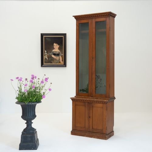 19TH CENTURY TWOPART GUN CABINET - ADDITIONAL PHOTO 1