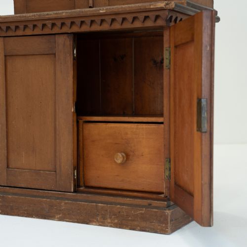 19TH CENTURY TWOPART GUN CABINET - ADDITIONAL PHOTO 13