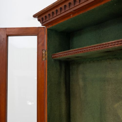19TH CENTURY TWOPART GUN CABINET - ADDITIONAL PHOTO 14