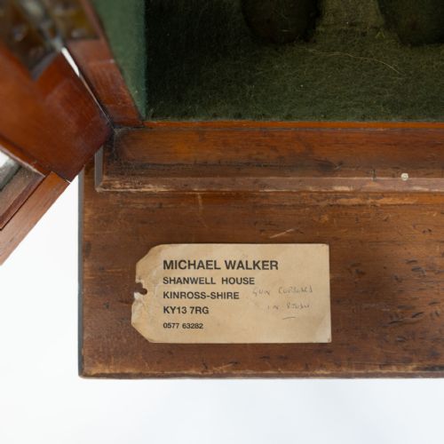 19TH CENTURY TWOPART GUN CABINET - ADDITIONAL PHOTO 16