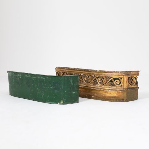 19TH CENTURY CARVED GILTWOOD JARDINIERE - ADDITIONAL PHOTO 3