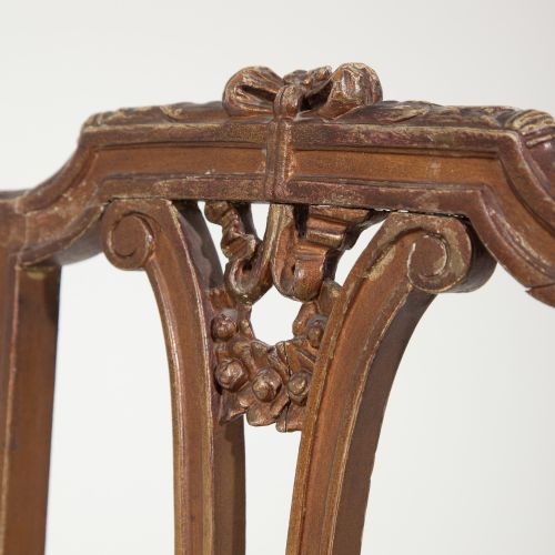 PAIR OF 19TH CENTURY CONTINENTAL GILT SIDE CHAIRS - ADDITIONAL PHOTO 5