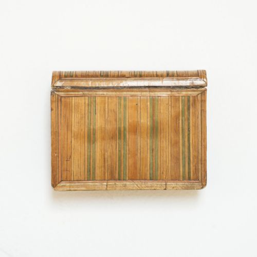 19TH CENTURY NAPOLEONIC WAR PRISONER OF WAR STRAW WORK BOX - ADDITIONAL PHOTO 4