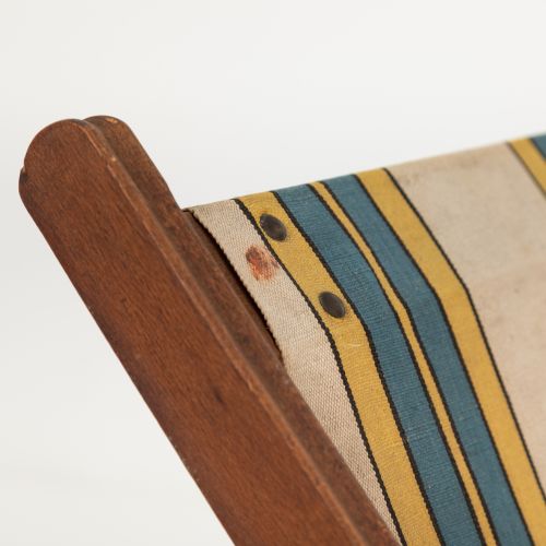 EARLY 20TH CENTURY FRENCH STEAMER DECK CHAIR - ADDITIONAL PHOTO 8