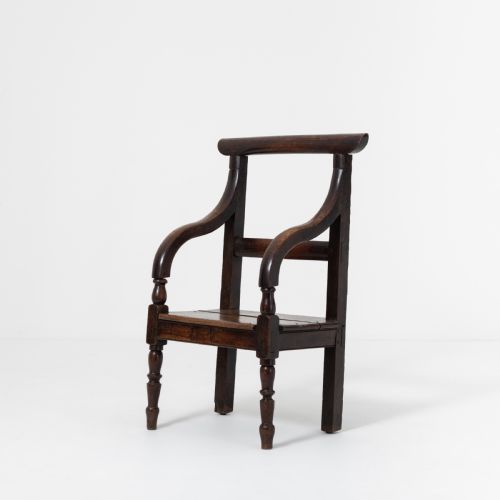 19TH CENTURY OAK AND ELM ARMCHAIR - ADDITIONAL PHOTO 4