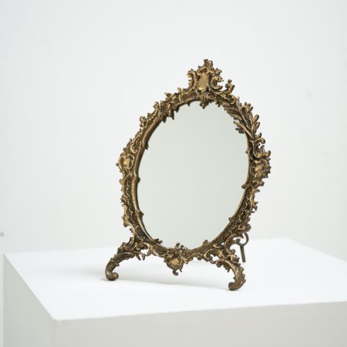 EARLY 20THCENTURY FRENCH ROCOCOSTYLE VANITY MIRROR - ADDITIONAL PHOTO 1