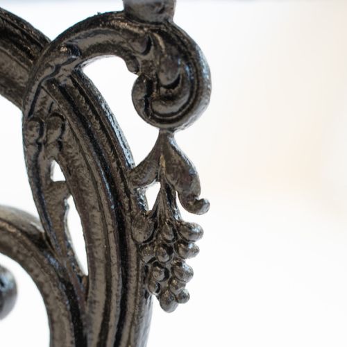 VICTORIAN BLACK CAST IRON THREE TIER PLANT STAND - ADDITIONAL PHOTO 5