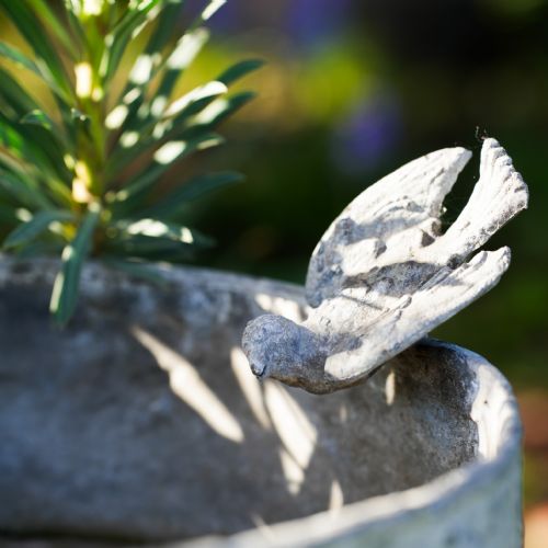 VICTORIAN LEAD PLANTER BIRD BATH - ADDITIONAL PHOTO 2