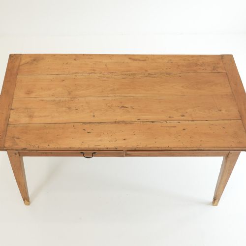 19TH CENTURY FRENCH DRAW LEAF PROVINCIAL FRUITWOOD FARMHOUSE TABLE - ADDITIONAL PHOTO 10